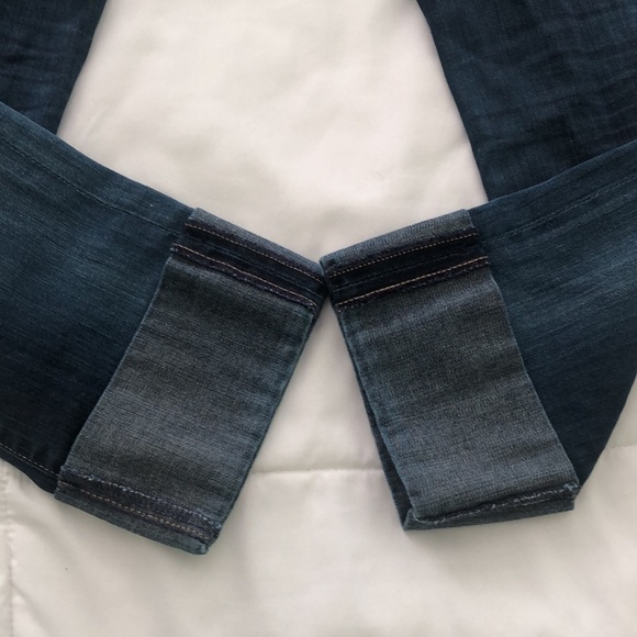 CoH blue jeans Dani cropped straight leg with cuff and light whiskering - Picture 9 of 12